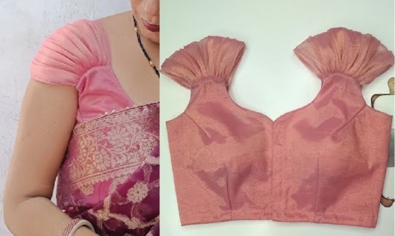 जिमी चू आस्तीन डिजाइन (Trending Ruffle Sleeves Blouse Designs Cutting and Stitching by Gauri Rawal)